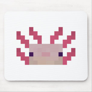 Axolotl Minimal Pixel Mouse Mat