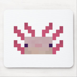 Axolotl Minimal Pixel Mouse Mat