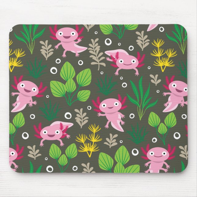 Axolotl Mouse Pad (Front)