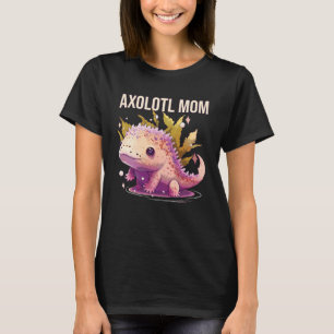 Axolotl Mum Amphibian Mexican Walking Fish Best Mo T-Shirt