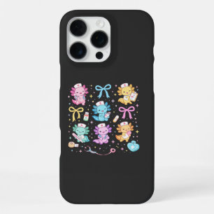 Axolotl Nurse Cute Kawaii Gift for Nurses iPhone 16 Pro Max Case