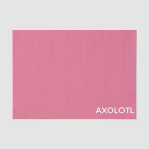 Axolotl pink color name tissue paper