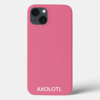 Axolotl pink colour name Case-Mate iPhone case
