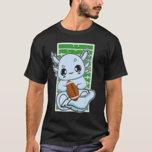 Axolotl Plays Fantasy Football For Coach Centre Gu T-Shirt