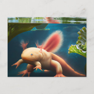 Axolotl Postcard