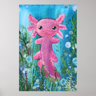 Axolotl Poster