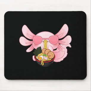Axolotl Ramen Kawaii Japanese Anime Noodle Gift Wo Mouse Mat