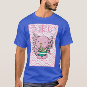 Axolotl Ramen Noodles Japanese Kawaii Otaku T-Shirt