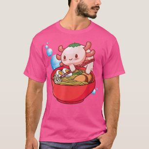 Axolotl Ramen Noodles Kawaii Cute Anime Japanese G T-Shirt