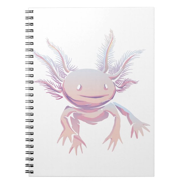 Axolotl Realistic Notebook (Front)