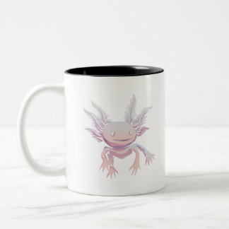 Axolotl Realistic Two-Tone Coffee Mug