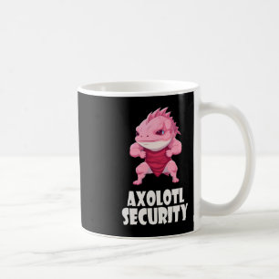 Axolotl Security Funny Muscles Axolotl Cute Hallow Coffee Mug