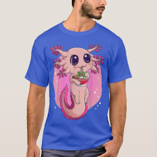 Axolotl Shirt For Women Girls, Japanese Ramen Nood