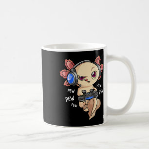 Axolotl Shirt Kids Boys Gamers - Kawaii Video Game Coffee Mug