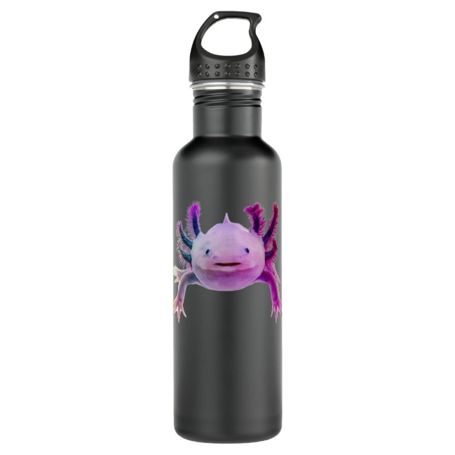 Axolotl Shirt: Limited Edition 710 Ml Water Bottle (Front)