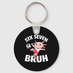 Axolotl Soccer 67 Bruh Meme Funny Football Kawaii Key Ring