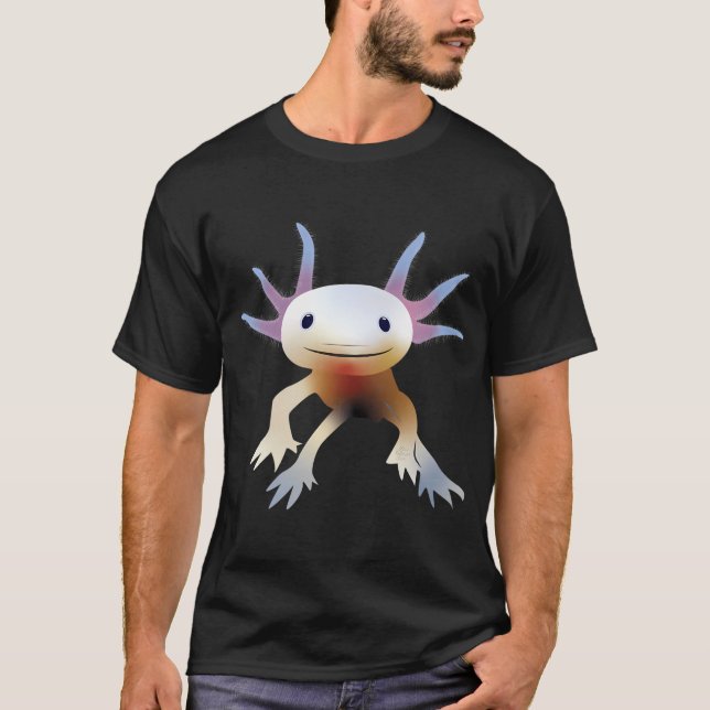 Axolotl sticker T-Shirt (Front)