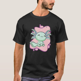 Axolotl Strawberry Milk Ambystoma Mexicanum Walkin T-Shirt