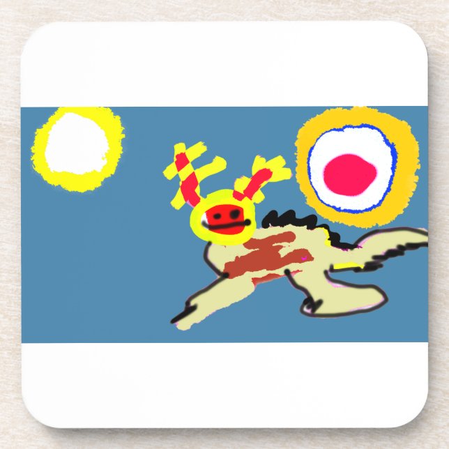 Axolotl summer  coaster (Front)