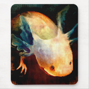 Axolotl Sun Mouse Mat