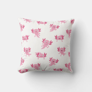 Axolotl Throw Pillow