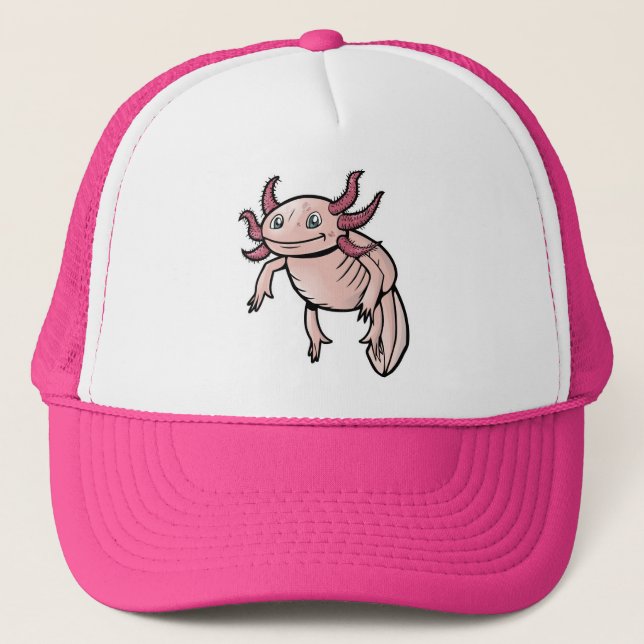 Axolotl Trucker Hat (Front)