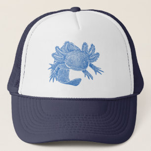Axolotl Trucker Hat - BLUE