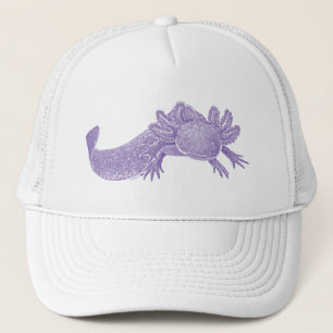 Axolotl Trucker Hat - PURPLE