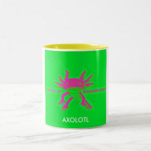 axolotl Two-Tone coffee mug