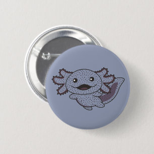 Axolotl Various Types Of Axolotls Sweet Animals Ba 6 Cm Round Badge