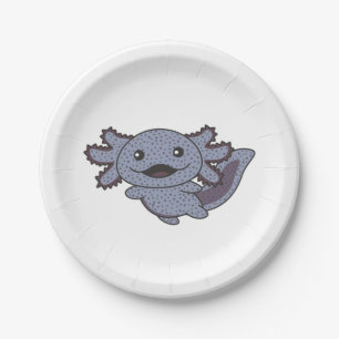 Axolotl Various Types Of Axolotls Sweet Animals Ba Paper Plate