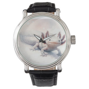Axolotl Watercolor AREF310 - Watercolor Watch