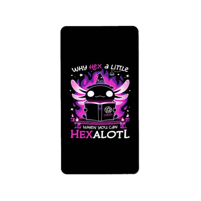 Axolotl Witching Hour - Salamandre  Label (Front)