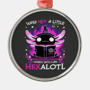 Axolotl Witching Hour - Salamandre  Metal Tree Decoration