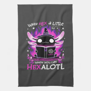 Axolotl Witching Hour - Salamandre Tea Towel