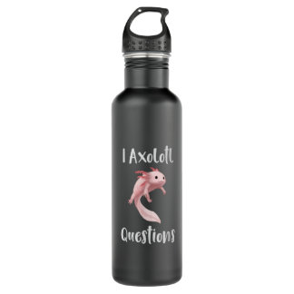 Axolotl  Womens Kids Men Youth Funny Cute Axolotl  710 Ml Water Bottle