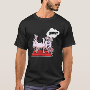 Axolotl Yoga Poses Sport Gymnastics Ohm Heartbeat T-Shirt