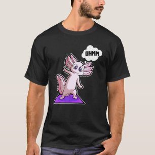 Axolotl Yoga Poses Sport Gymnastics Ohm Heartbeat T-Shirt