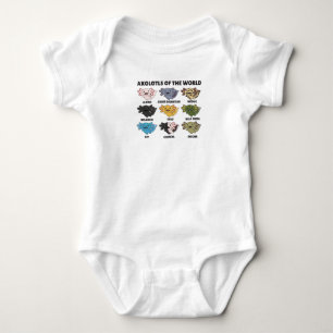 Axolotls From The World Sweet Animals Axolotl Baby Bodysuit