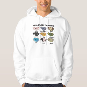 Axolotls From The World Sweet Animals Axolotl Hoodie