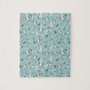Axolotls in Blue Jigsaw Puzzle