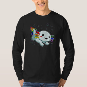 Axoltl Lgbt Q Cute Animal Rainbow Flag Gay Pride A T-Shirt