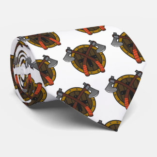 Axt Schild axe shield Tie