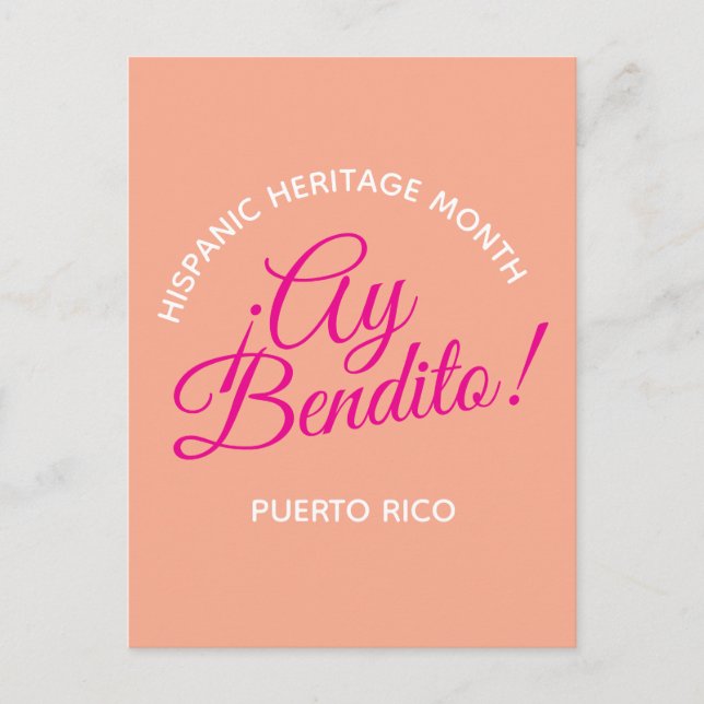 Ay bendito! Puerto Rico Postcard (Front)