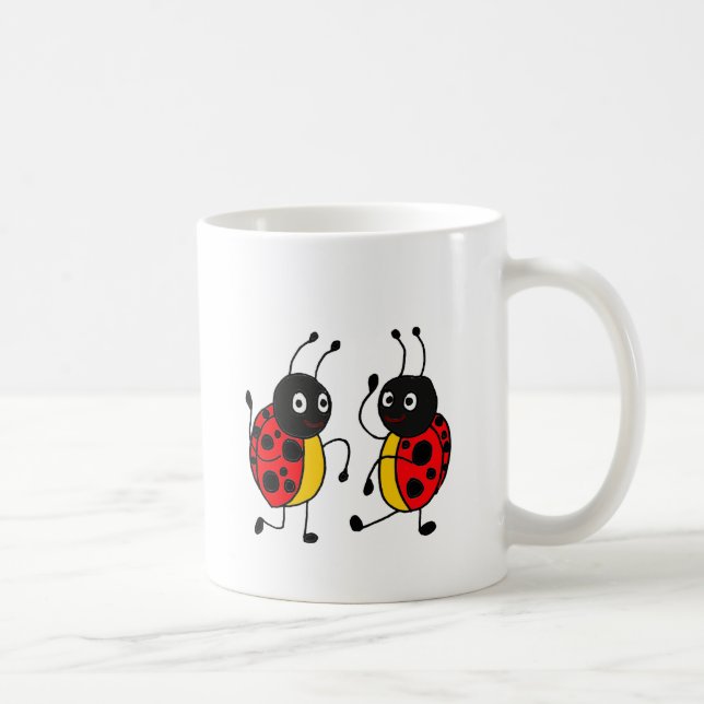 AY- Dancing Ladybugs Coffee Mug (Right)