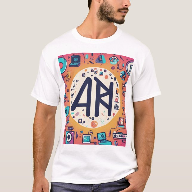 AY Fusion Logo Tee: Where Creativity Meets Culture T-Shirt (Front)