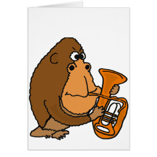 AY- Gorilla Playing the Tuba Card