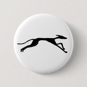 AY- Greyhound Racing Design 6 Cm Round Badge