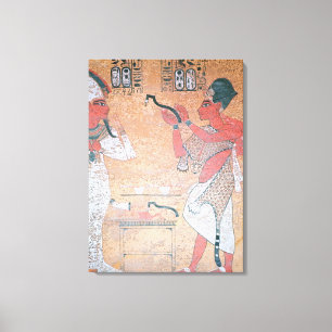 Ay performing the opening of the mouth ceremony canvas print