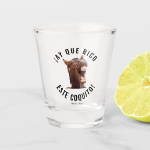 ¡Ay Que Rico Este Coquito! Shot Glass